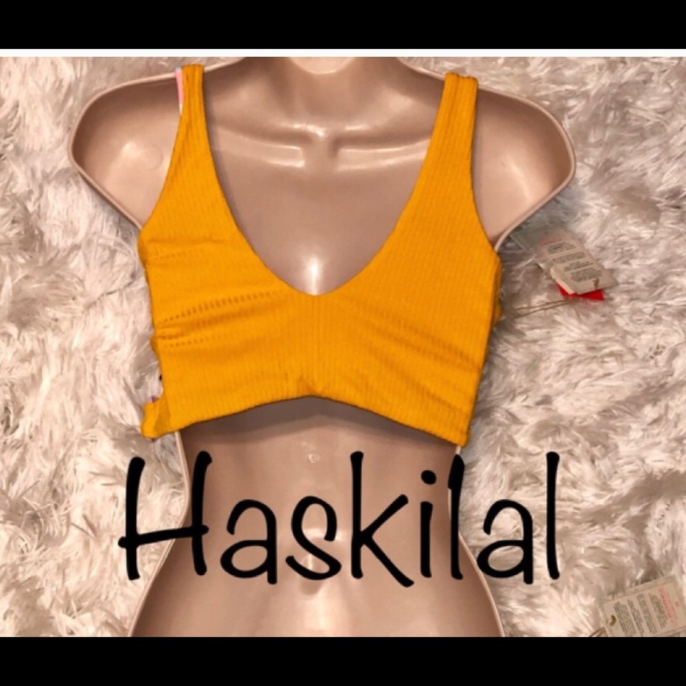 ☀️ NWT Maaji Bikini Top ☀️ Sweet Banana - Picture 2 of 5